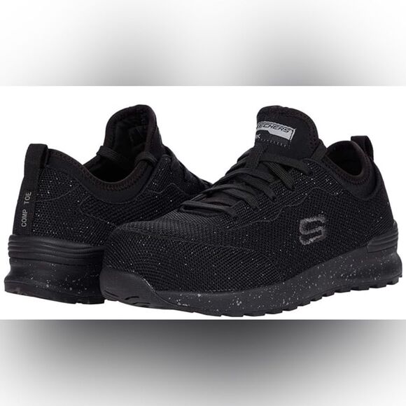 Skechers Women’s Bulkin Balran Composite Toe Size 8 Wide. - Picture 1 of 9